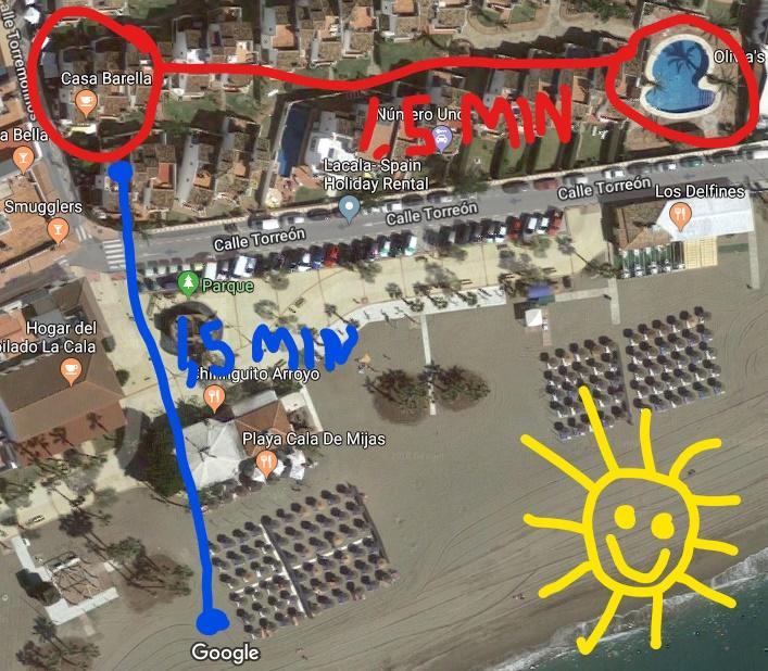 1½ Min. Walk From The Beach Mijas Eksteriør bilde